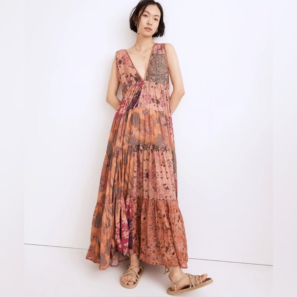 Anthropologie Mes Demoiselles Cotton Maxi Dress